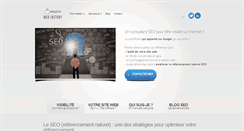 Desktop Screenshot of numastickwebfactory.fr