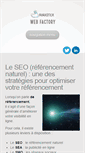 Mobile Screenshot of numastickwebfactory.fr