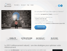 Tablet Screenshot of numastickwebfactory.fr